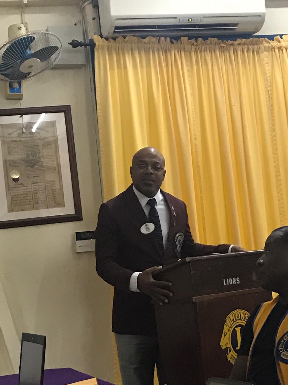 Lions District Governor pays Official Visit - Antigua News Room