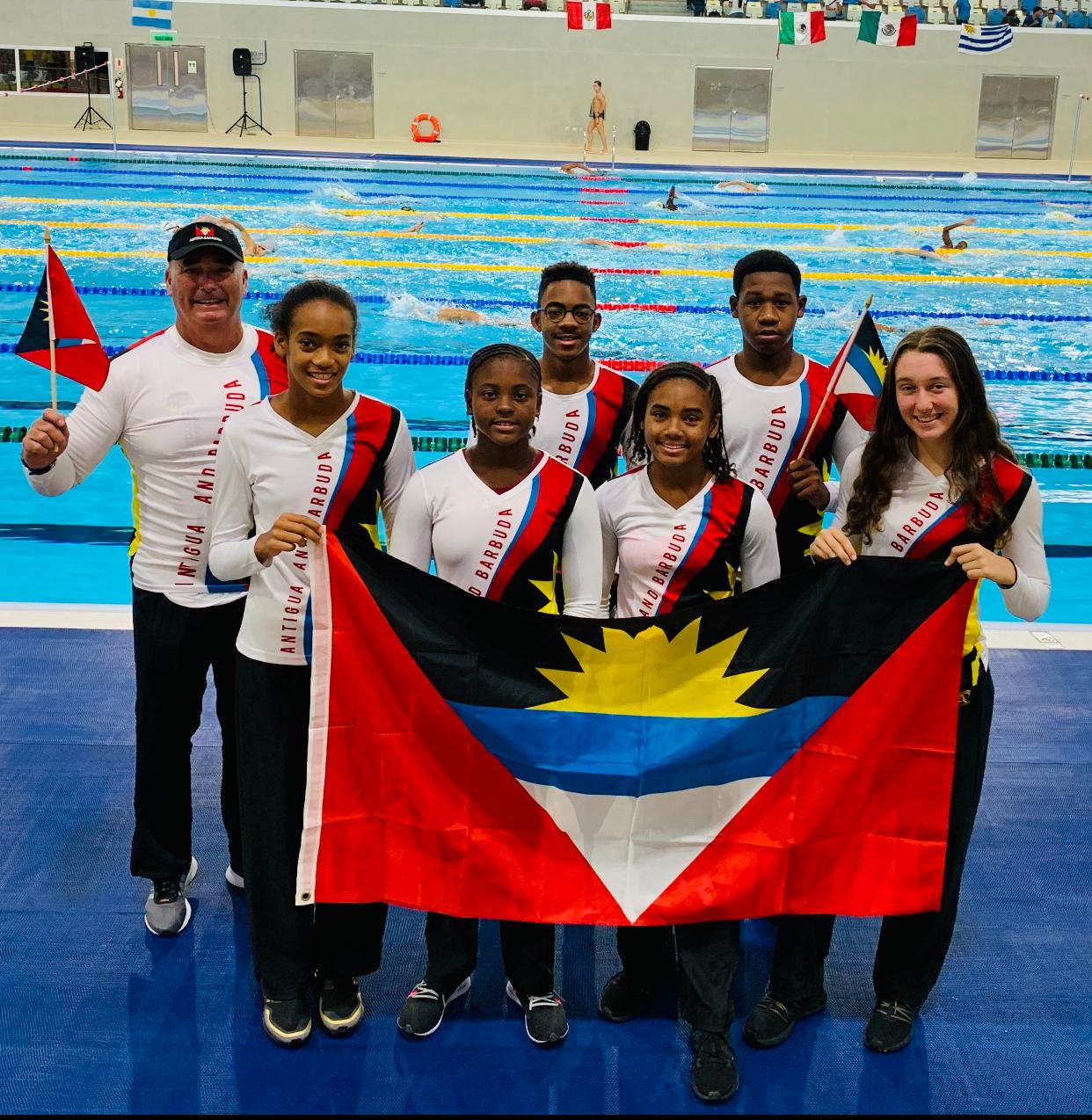 National swimmers return from successful UANA Swimming Cup - Antigua ...