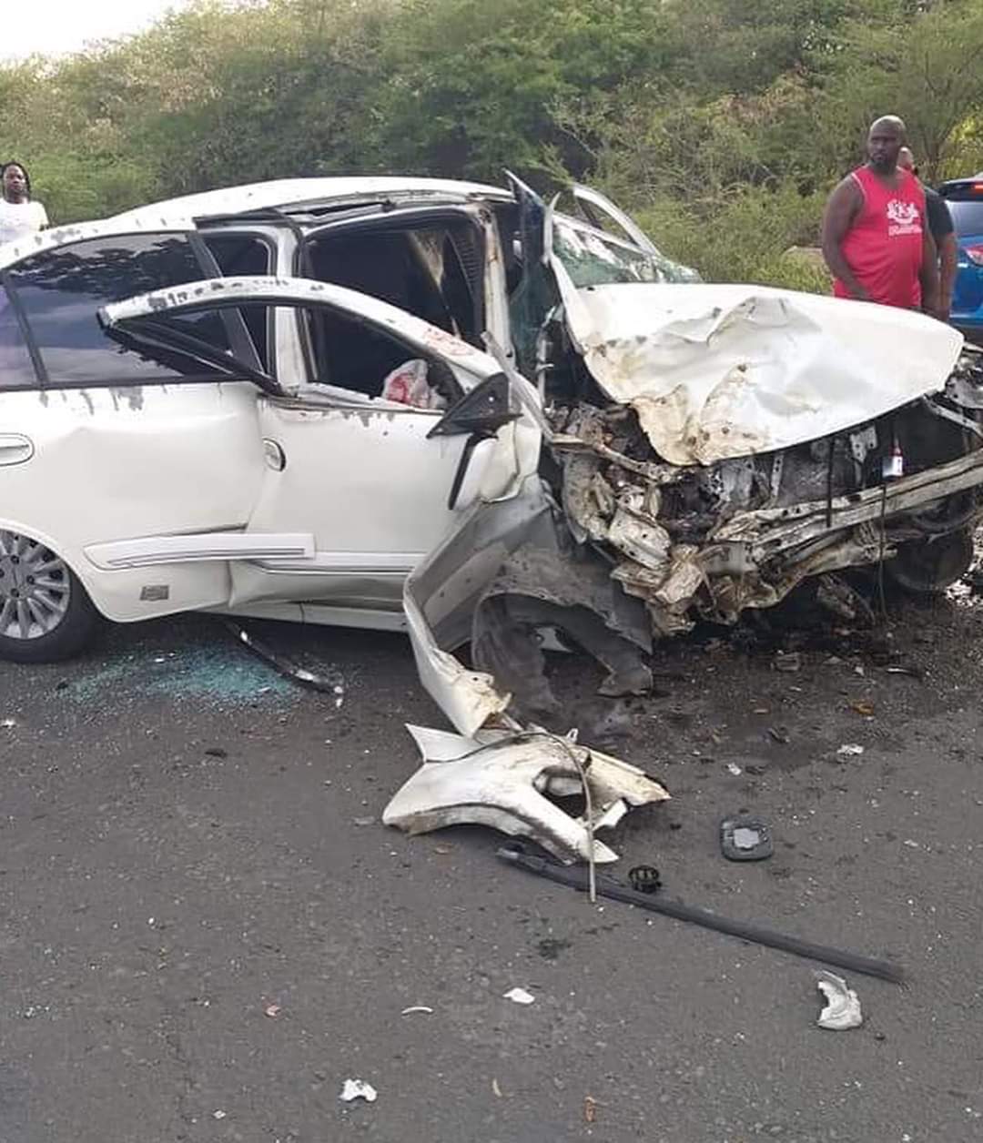 Two Injured in Crash on Buckley's Main Road Antigua News Room