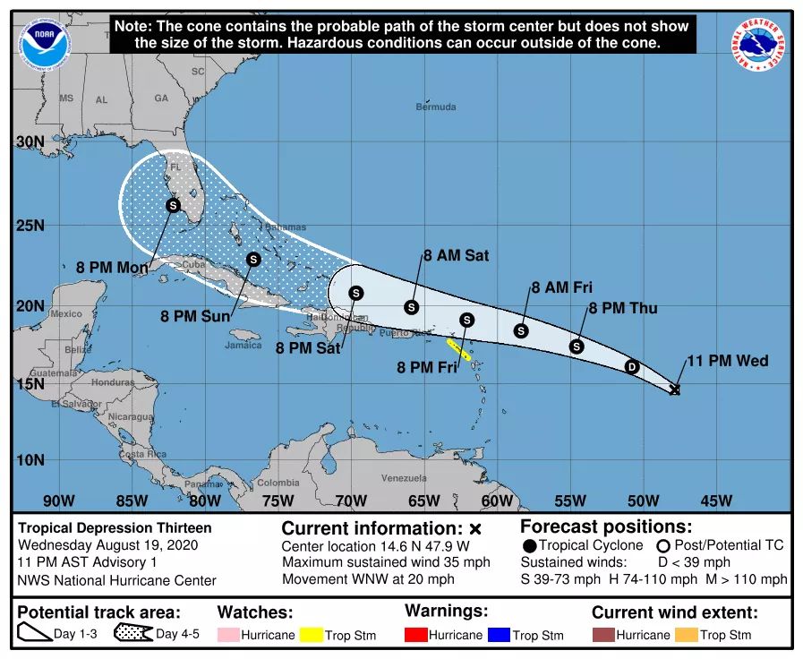 Tropical Depression 13 Forms - Antigua News Room