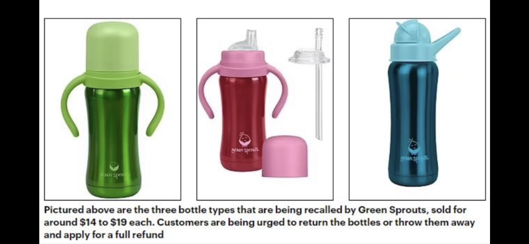 Thousands of toddler sippy cups and bottles are recalled over lead