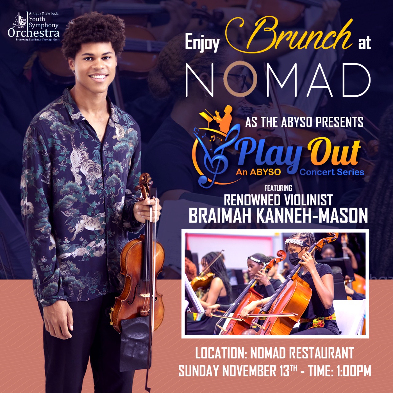 Antigua Barbuda Youth Symphony Orchestra concert series called ‘Play