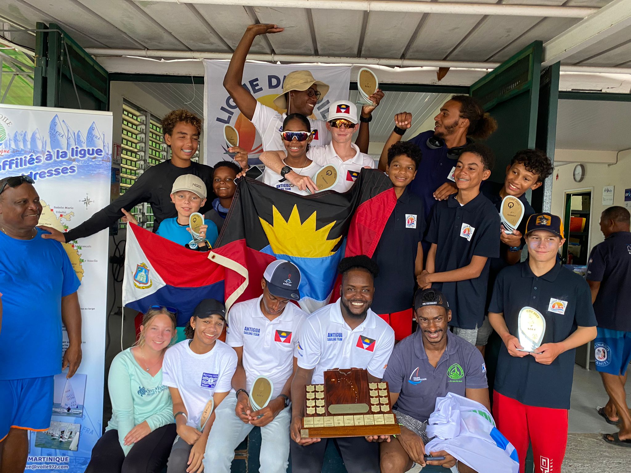 Antigua wins the Nations Cup in the 2023 Caribbean Dinghy Championships