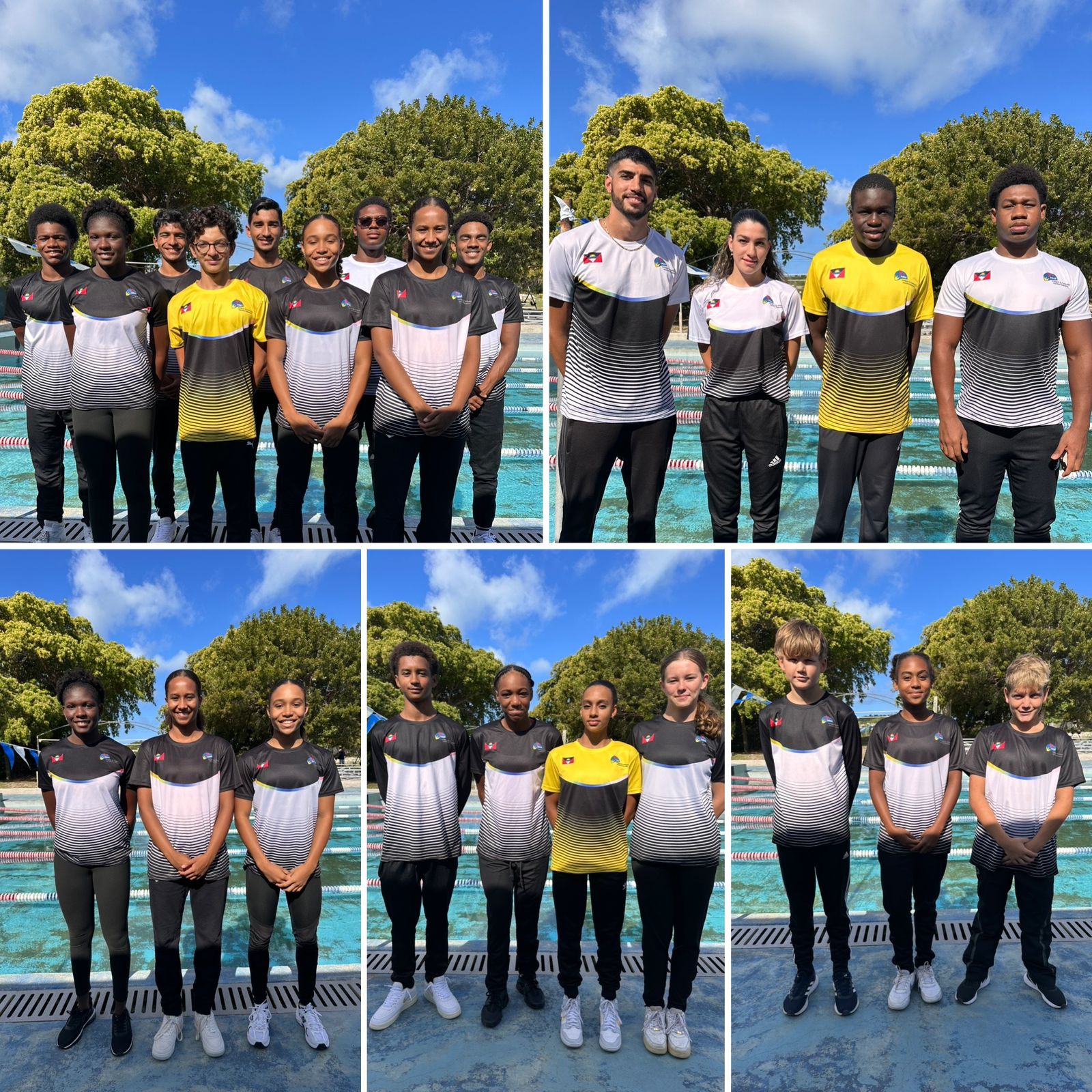 RecordBreaking Squad of swimmers for CARIFTA Championships Antigua