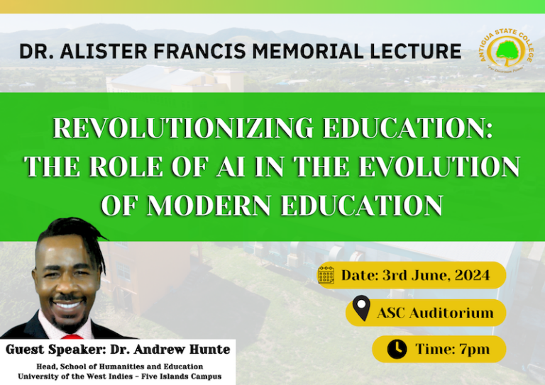 Antigua State College To Host its Annual Dr. Alister Francis Memorial ...