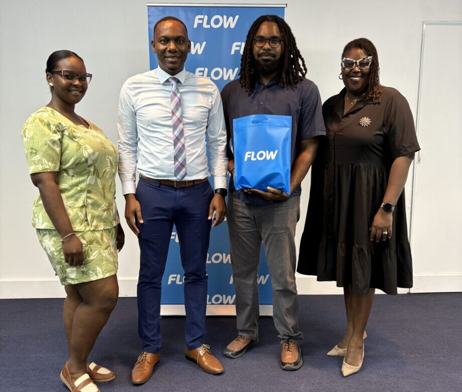 Flow Antigua makes timely donation to the Antigua State College