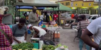 Antigua and Barbuda Street Vendors/ Photo by Hensley Isaac